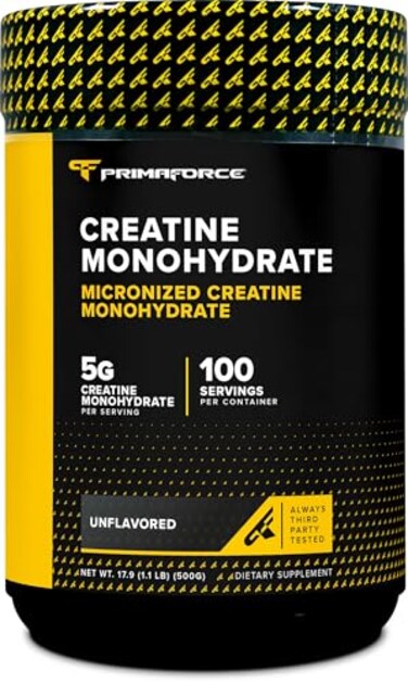 Primaforce Micronized Creatine Monohydrate Powder 500 Grams 11 Pounds