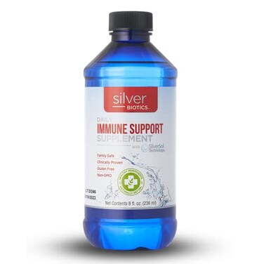 American Biotech Silver Biotics Patented Multivalent SilverSol Technology AgO 10 PPM Immune Support BioHacking Immune Building Natural Support 8 Fl Oz