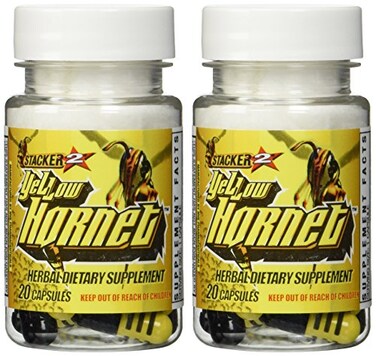 STACKER 2 Stacker 2 Yellow Hornet Ephedra Free 2 Bottles 40 Capsules