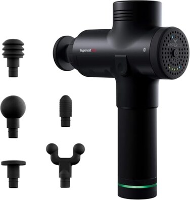 Hyperice Hypervolt Plus Featuring Quiet Glide Technology Handheld Percussion Massage Gun 3 Speeds 5 Interchangeable Heads Helps Relieve Sore Muscles and Stiffness Hypervolt Plus wBluetooth