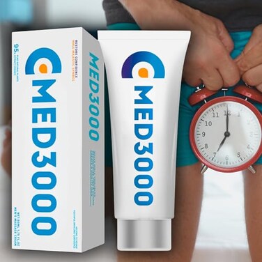 Irvy Gel Med3000 for Men Powerful ED Cream and Blood Flow Enhancer Erectile Dysfunction Supplements Cream