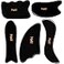 Maxdot 5 Pieces Gua Sha Massage Tools Set Scraping Massage Tools Guasha Stone for Face Back Neck Physical Therapy