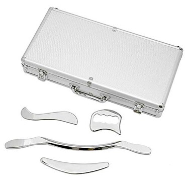 H-Brotaco HBrotaco Stainless Steel Gua Sha Scraping Massage Tool Set IASTM Tools Great Soft Tissue Mobilization Tool