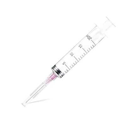 HaBeuniver 12 Pack 20ml Plastic Syringes with 18G Individually Sealed packed