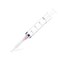 HaBeuniver 12 Pack 20ml Plastic Syringes with 18G Individually Sealed packed