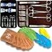 Matrix Wizard Sterile Sutures Thread with Needle Plus Tools Extra Large Mixed Dissolvable and NonDissolvable Suture 47 Units Camping Hiking First Aid Demo Surgical Wound Closure Training and Vet Use