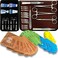 Matrix Wizard Sterile Sutures Thread with Needle Plus Tools Extra Large Mixed Dissolvable and NonDissolvable Suture 47 Units Camping Hiking First Aid Demo Surgical Wound Closure Training and Vet Use