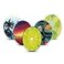 ExpressionMed Adhesive Patch Universal Oval Shape 5Pack Made in the USA Waterproof Split Backing CGM Tape Tropical Paradise