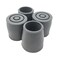 PCP Replacement Walker Tips Reinforced Rubber Glides Fits 114 Diameter 125 Traction Base 4 Count