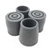 PCP Replacement Walker Tips Reinforced Rubber Glides Fits 114 Diameter 125 Traction Base 4 Count