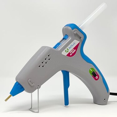 Adtech AdTech Pro 75 Full Size Hot Glue Gun Kit Includes 3 Nozzles Features Artistick Stringless Hot Glue Sticks 75Watt Powerful Heater Ergonomic Design