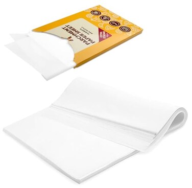 katbite Katbite 75Pcs White Parchment Paper Sheets 12x16IN PreCut Heavy Duty Parchment Baking Paper NonStick Half Sheet White Baking Parchment Paper for Air Fryer Baking Cookie Pans Extra Strong Serie