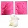 Fewo 3D Rabbit Candle Mold Easter Bunny Silicone Chocolate Candy Mold Cake Decorating Tools Plaster of Paris Soap Epoxy Resin Mold