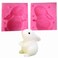 Fewo 3D Rabbit Candle Mold Easter Bunny Silicone Chocolate Candy Mold Cake Decorating Tools Plaster of Paris Soap Epoxy Resin Mold