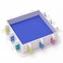 Nicpro Adjustable Molds Housing for Silicone Resin Molds Reusable Plastic Frame with Binder Clips DoubleSided Tape for Soap Candle Making