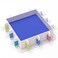 Nicpro Adjustable Molds Housing for Silicone Resin Molds Reusable Plastic Frame with Binder Clips DoubleSided Tape for Soap Candle Making