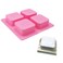 X-Haibei XHaibei Basic Plain Square Lotion Bar Soap Mold Making 4ozCell Big Size