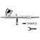 Iwata Eclipse HPCS Airbrush Gravity Feed Dual Action HighFlow Atomization for Fine Detail to Wide Coverage E3 Nozzle 024 oz Cup Ideal for Artists Model Painting Cosplay More