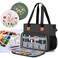 LUXJA Embroidery Project Carrying Bag Embroidery Kits Storage Bag Bag Only Black