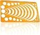 JDYYICZ Circle Radius Master Drawing Template Arc Template Stencil