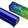HTVRONT Blue Chrome Permanent Vinyl 12 x 10FT Mirror Metallic Permanent Adhesive Blue Vinyl Roll Compatible with Cricut Cutting Machine Easy to Weed Transfer