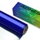 HTVRONT Blue Chrome Permanent Vinyl 12 x 10FT Mirror Metallic Permanent Adhesive Blue Vinyl Roll Compatible with Cricut Cutting Machine Easy to Weed Transfer
