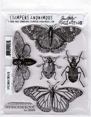 Tim Holtz Stampers Anonymous Specimen Cling Stamp CMS410