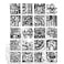 Stampers Anonymous Tim Holtz Cling Rubber Stamps Creative Blocks CMS464 Stamper Anonymous