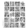 Stampers Anonymous Tim Holtz Cling Rubber Stamps Creative Blocks CMS464 Stamper Anonymous