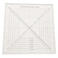 Bequilter Easy HalfSquare Triangles Template for Quilting