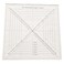 Bequilter Easy HalfSquare Triangles Template for Quilting
