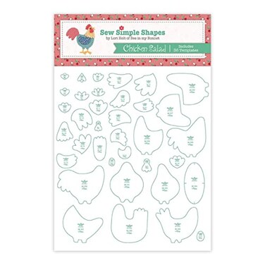 Riley Blake Design Lori Holt Chicken Salad Simple Shapes Clear STT24571