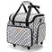 LUXJA Serger Case with Detachable Dolly Bag with Removable Padding Pad Fit for Most Standard Machines Gray Dots