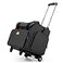 LUXJA Serger Case with Detachable Dolly Serger Bag with Removable Padding Pad Fit for Most Standard Serger Machines Black