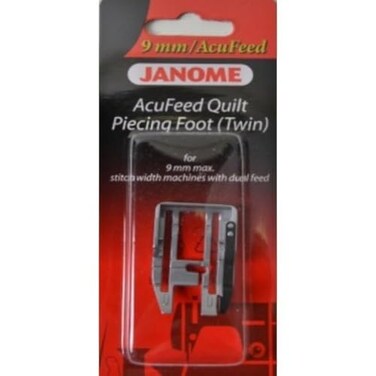Janome AcuFeed Quilt Piecing Foot Twin for 9mm Machines