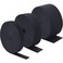 Sunmns 3 Rolls Sewing Stretch Elastic Band Spool 35 1 112 Inch in Width 55 YardsRoll Black