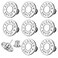ZENGLU Upgraded 8 Sets Jean Buttons pins No Sew Instant 17mm Replacement Button Adjustable Pants Buttons Kit