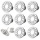 ZENGLU Upgraded 8 Sets Jean Buttons pins No Sew Instant 17mm Replacement Button Adjustable Pants Buttons Kit