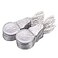 GREEN FABWOOD 100x Silver Tone Wire Loop DIY Needle Threader Stitch Insertion Hand Machine Sewing Tool