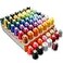 New brothread 64 Spools 1000M 1100Y Polyester Embroidery Machine Thread Kit for Professional Embroiderer and Beginner Each Spool with Locking Base Resists Thread Tangling