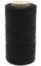 YEQIN Waxed Thread 328 Yards 150D 1MM Leather Sewing Waxed Thread for Leather DIY Bookbinding Shoe Repairing Leather Projects Black