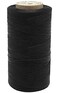 YEQIN Waxed Thread 328 Yards 150D 1MM Leather Sewing Waxed Thread for Leather DIY Bookbinding Shoe Repairing Leather Projects Black