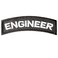 LEGEEON Engineer Tab Badge US Army Tactical Morale Touch Fastener Patch