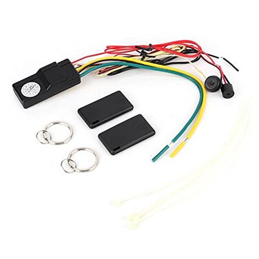 Shanrya Auto Immobilizer AntiRobbing Dual Strong Concealment Engine Immobilizer Strong Compatibility Adjust Sensing Distance AntiTheft AntiHijacking Auto Car Intelligent Alarm for 12V Car