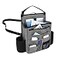 LUXJA Car Front Seat Organizer with Laptop and Tablet Storage Pockets Car Seat Organizer with Back Adjustable Straps Gray