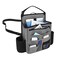 LUXJA Car Front Seat Organizer with Laptop and Tablet Storage Pockets Car Seat Organizer with Back Adjustable Straps Gray