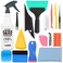 NEWISHTOOL Window Tint Application Kit Car Tint Installation Tools with Spray Bottle PPF Squeegee Felt Scraper Knife for Vehicle Glass Protective Film Installing Tool Window Tint Tool Kits