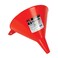 Performance Tool W4064 All Purpose Funnel 1 Quart Capacity Red