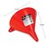 Performance Tool W4064 All Purpose Funnel 1 Quart Capacity Red
