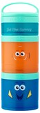 Whiskware Disney Pixar Stackable Snack Containers for Kids 3 Stackable Snack Cups for School and Travel Finding Nemo with Nemo and Dory
